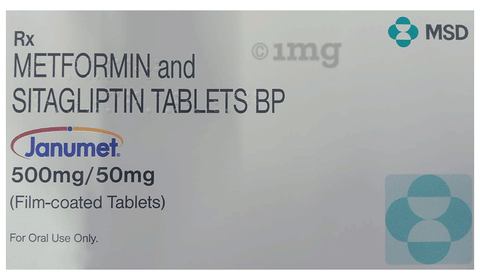 Janumet 50mg/500mg Tablet image Janumet 50mg/500mg Tablet image
