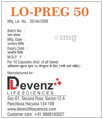 LO-Preg 50 Capsule image