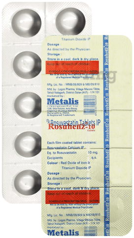 Rosuhenz 10mg Tablet image Rosuhenz 10mg Tablet image