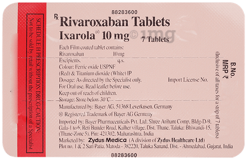 Ixarola 10mg Tablet image