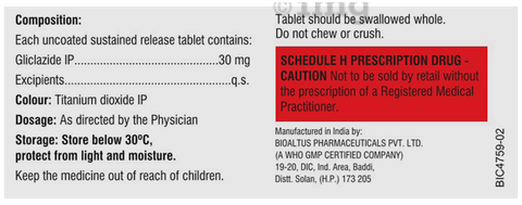 Gliclagest OD 30 Tablet image
