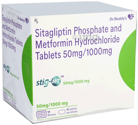 Stig-MT 50mg/1000mg Tablet image Stig-MT 50mg/1000mg Tablet image