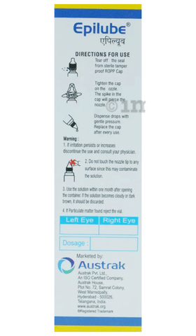 Epilube 1% Eye Drop image Epilube 1% Eye Drop image