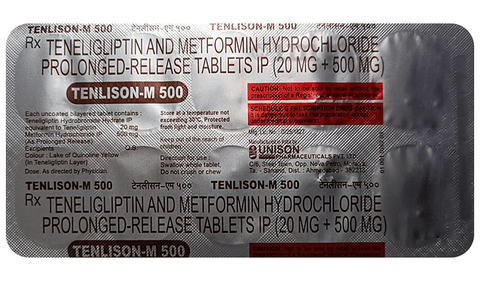 Tenlison-M 500 Tablet PR image Tenlison-M 500 Tablet PR image