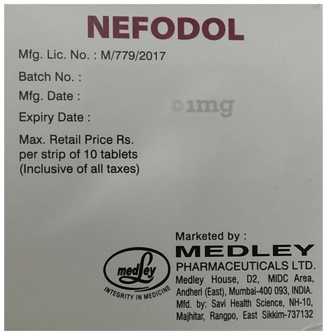 Nefodol Tablet image