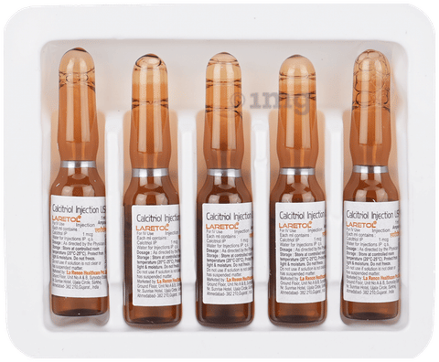 Laretol 1mcg Injection image