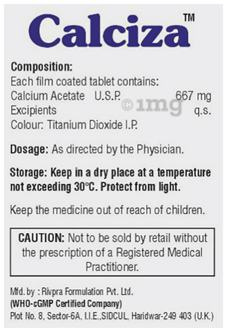 Calciza Tablet image Calciza Tablet image