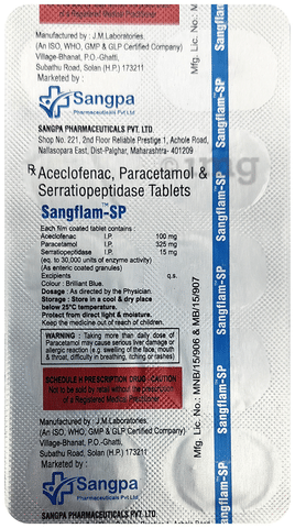 Sangflam-SP Tablet image
