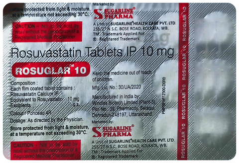 Rosuglar 10 Tablet image Rosuglar 10 Tablet image
