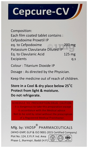 Cepcure-CV Tablet image