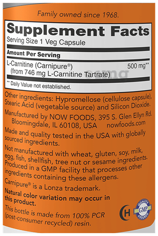 acetyl l-carnitine and dofetilide Acetyl-L-Carnitine 500 mg (60 Count)