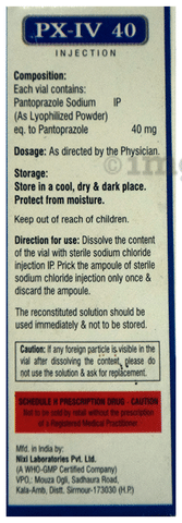 PX-IV 40 Injection