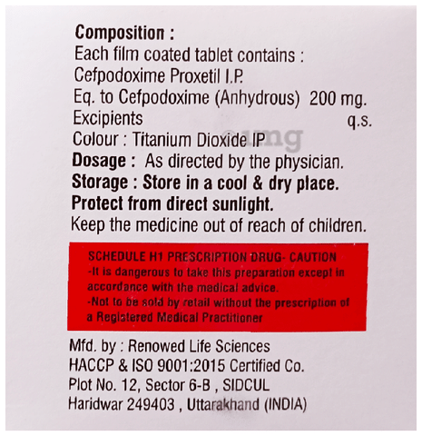 Mydoxi 200 Tablet image