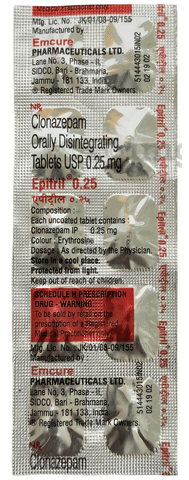 Epitril 0.25mg Tablet image