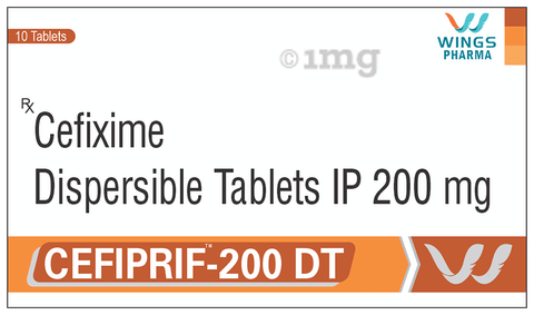 Cefiprif 200 DT Tablet image Cefiprif 200 DT Tablet image