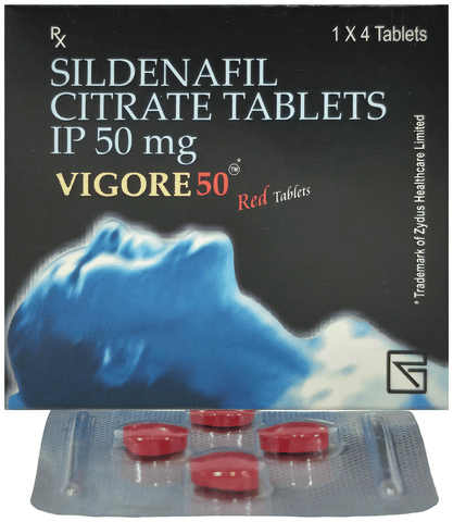 Vigore 50 Red Tablet image