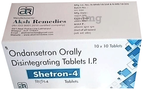 Shetron 4mg Tablet image Shetron 4mg Tablet image