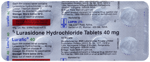 Lurafic 40 Tablet image