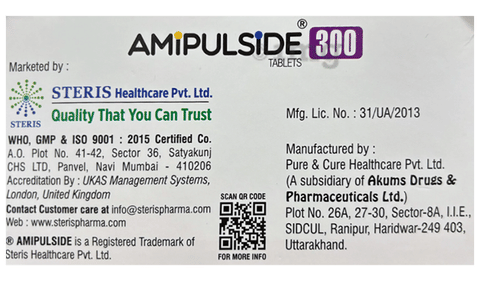 Amipulside 300 Tablet image Amipulside 300 Tablet image