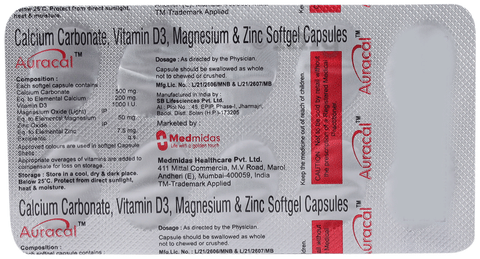 Auracal Softgel Capsule image