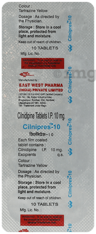 Cilnipres 10mg Tablet