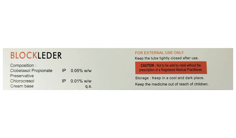 Blockleder 0.05% Cream image Blockleder 0.05% Cream image