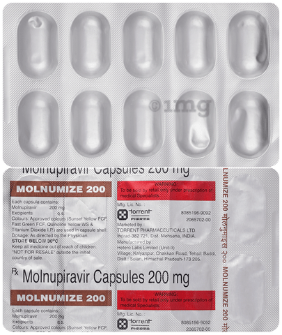 Molnumize 200mg Capsule image Molnumize 200mg Capsule image