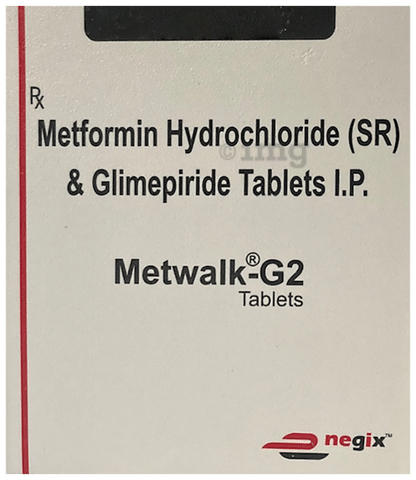 Metwalk G 2mg/500mg Tablet SR