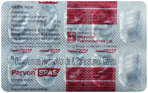 Parvon Spas Tablet
