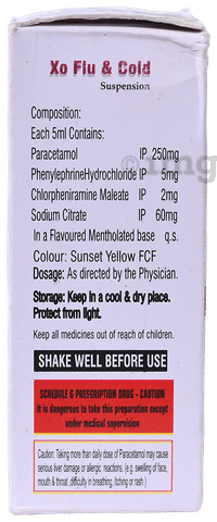XO Flu & Cold Oral Suspension