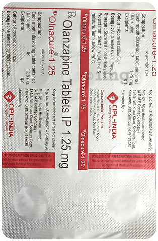 Olnacure 1.25 Tablet image