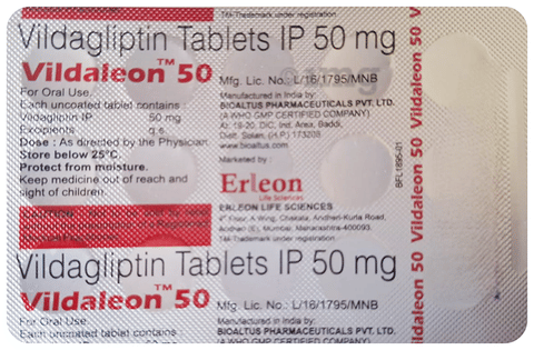 Vildaleon 50 Tablet image Vildaleon 50 Tablet image