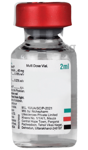 Gentacip 40mg Injection image Gentacip 40mg Injection image