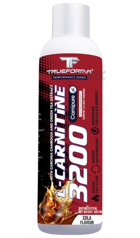 Trueforma Performance Series L-Carnitine 3200 Carnipure Cola: Buy bottle of  450.0 ml Liquid at   in India | 1mg