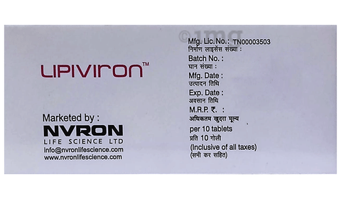 Lipiviron 20 Tablet image Lipiviron 20 Tablet image