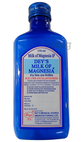 Deys Milk Of Magnesia Liquid Ice Cream