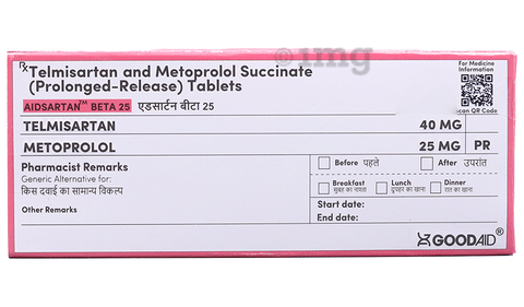 Aidsartan Beta 25 Tablet PR image
