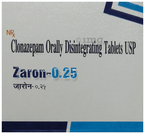 Zaron 0.25 Tablet MD image