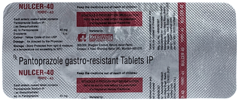 Nulcer 40 Tablet image