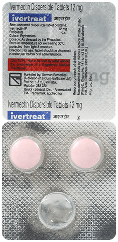 Ivertreat 12mg Tablet image Ivertreat 12mg Tablet image