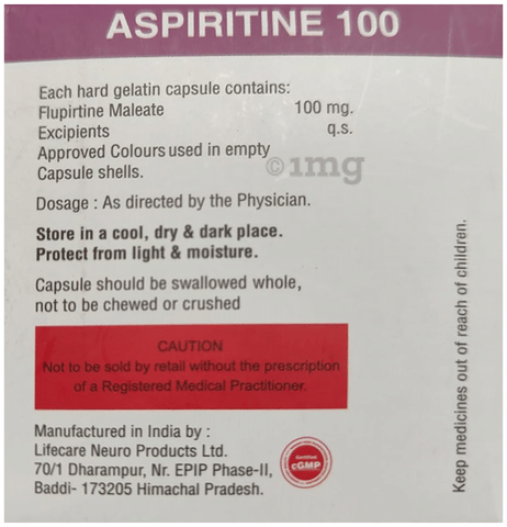 Aspiritine 100 Capsule image