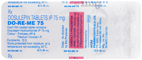 DO RE ME 75mg Tablet image DO RE ME 75mg Tablet image