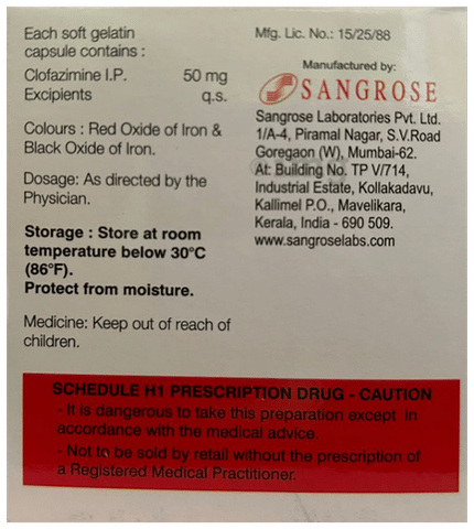 Clofros 50 Capsule image