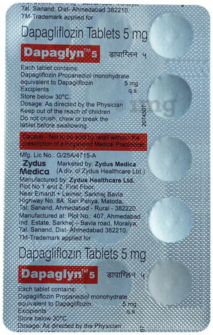 DAPAglyn 5 Tablet image