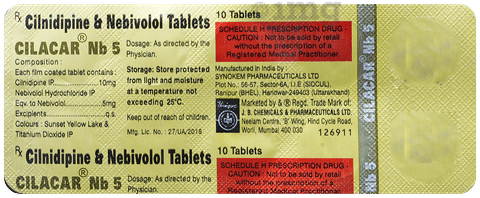 Cilacar NB 5 Tablet image