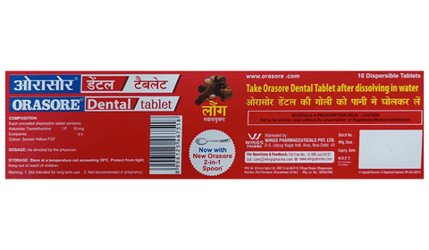 Orasore Dental Tablet Clove image
