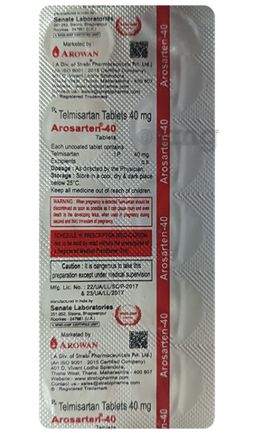 Arosarten 40 Tablet image