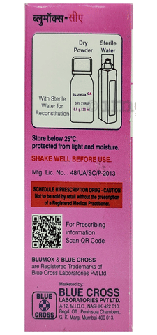 Blumox-CA Dry Syrup image Blumox-CA Dry Syrup image