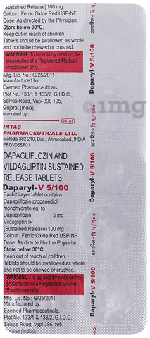 dapaRYL V 5mg/100mg Tablet image dapaRYL V 5mg/100mg Tablet image