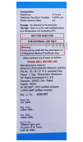 Nepopt 0.1% Eye Drop image